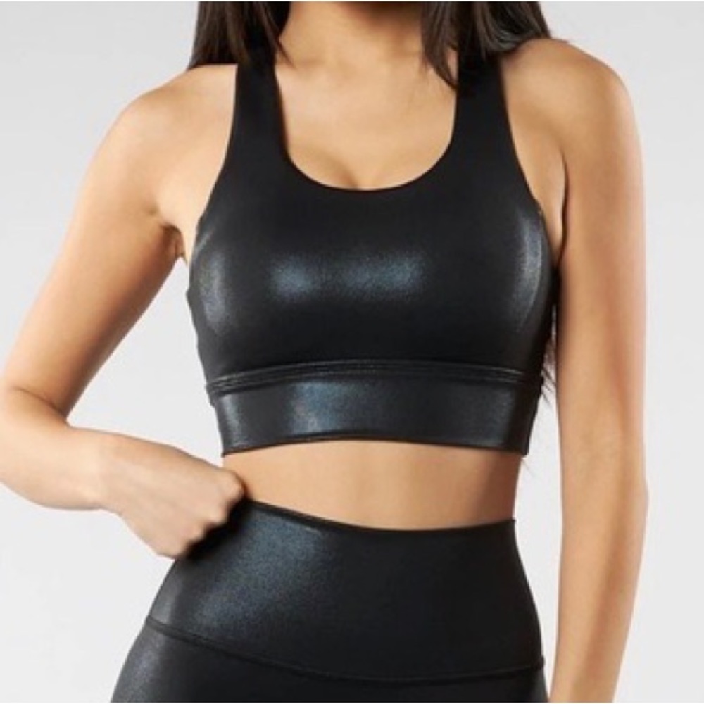 BuffBunny Rosa Bra — Shimmer Black